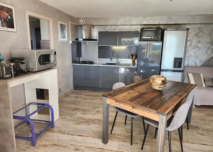 Appartement Rez De Jardin Dans Villa Vue Mer